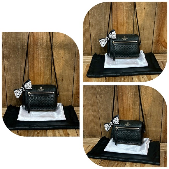 Kate Spade. 6 Piece Set: 2 Looloo Crossbody Bags with 2 Free Dust Bags & Scarfs. - Picture 4 of 16